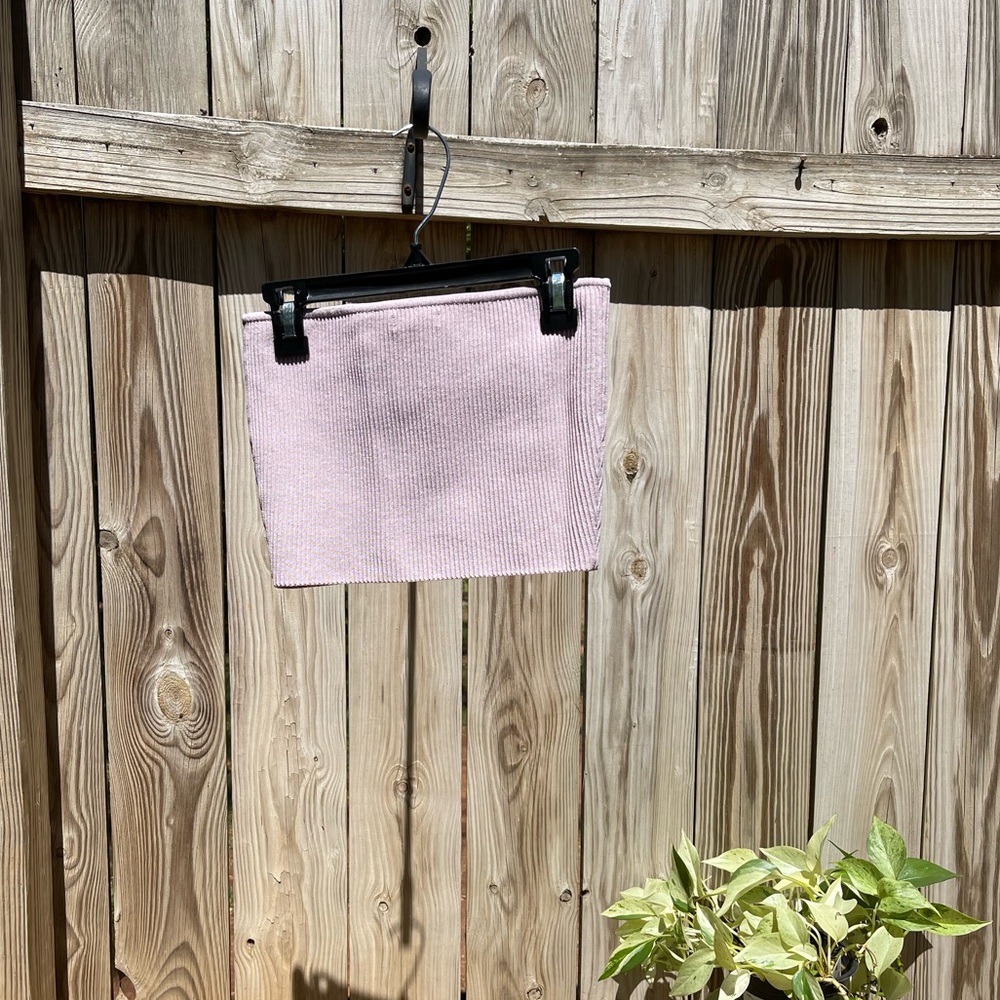 Pink tube top